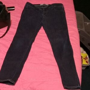 Hollister Women's Deep Indigo Skinny Jeans